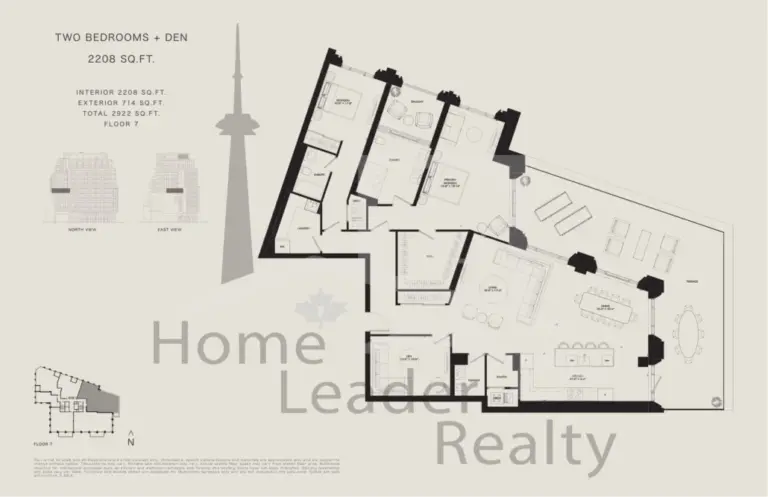 The-Bedford-Condos-2208-SqFt-2B+D-floorplan