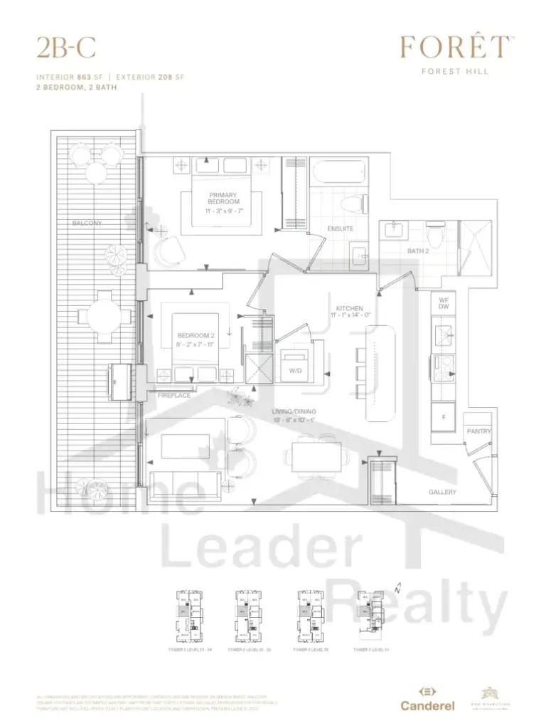 Foret-Condos-Model-2B-C-floorplan