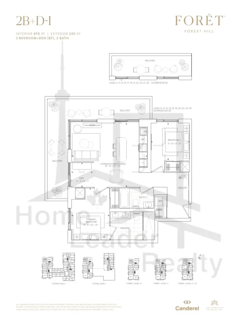 Foret-Condos-Model-2B+D-I-floorplan