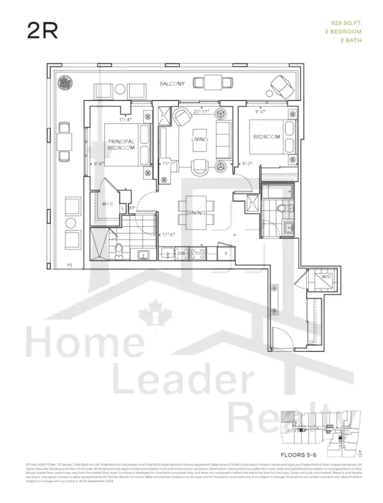 6080-Yonge-Condos-2R-floorplan