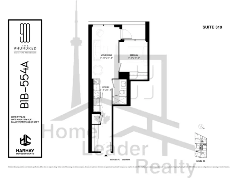 The-9Hundred-Condos-319-1B-floorplan