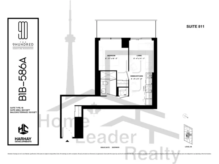 The-9Hundred-Condos-811-1B-floorplan