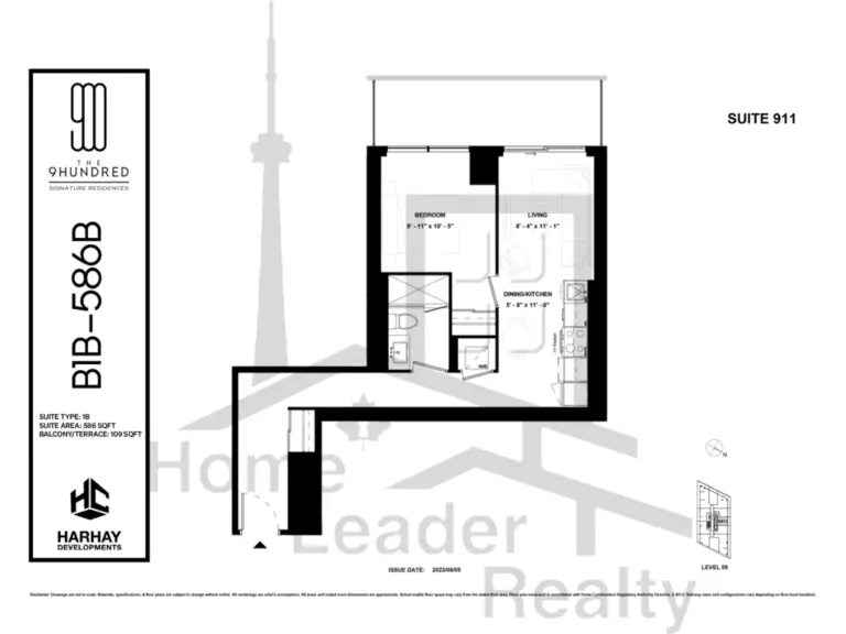The-9Hundred-Condos-911-1B-floorplan