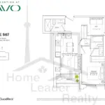 Bravo-Condos-2312-Studio-floorplan