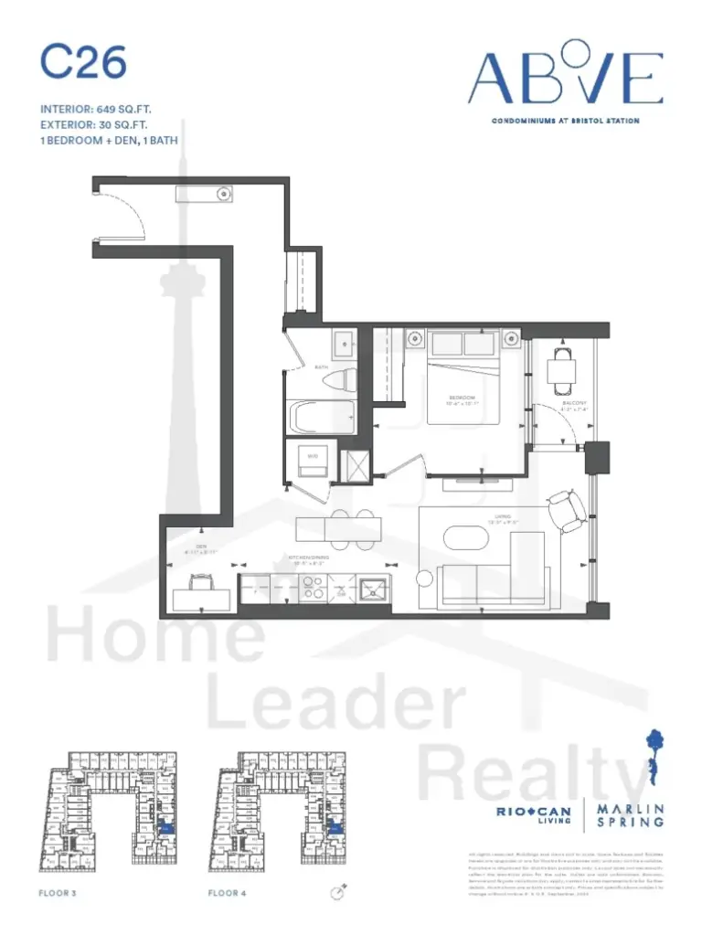 Above-Condos-426-1B+D-floorplan