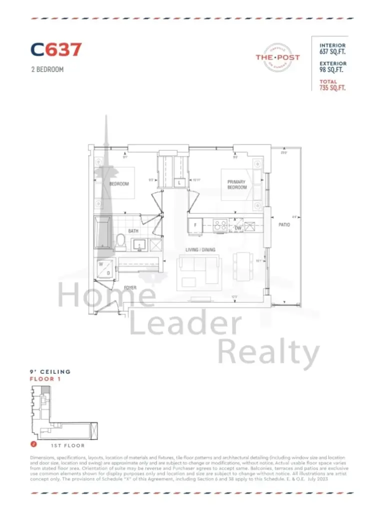 The-Post-Condos-105-Studio-floorplan