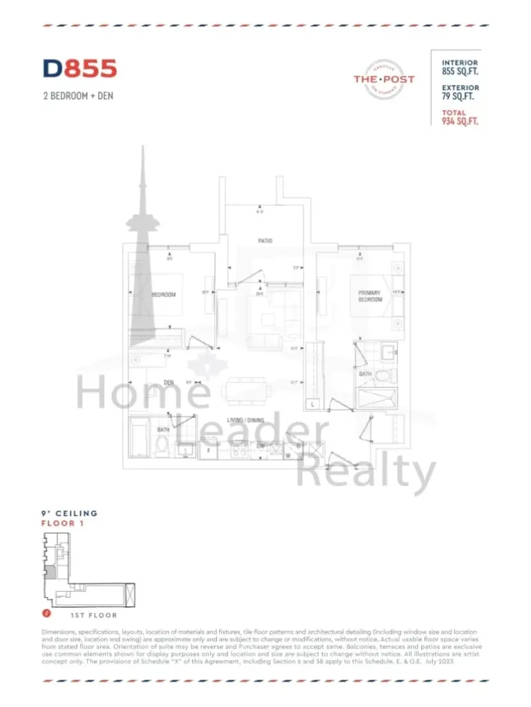 The-Post-Condos-101-2B+D-floorplan