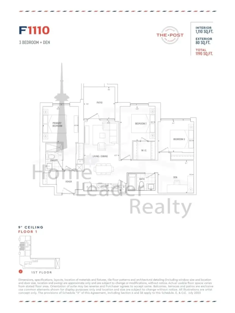 The-Post-Condos-102-3B+D-floorplan