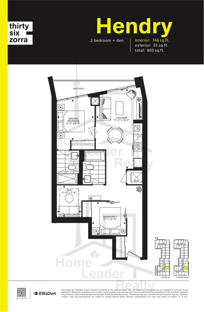 Thirty-Six-Zorra-Condos-624-2B+D-floorplan