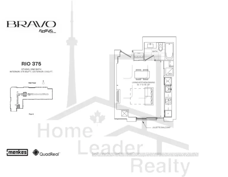 Bravo-Condos-323-Studio-floorplan