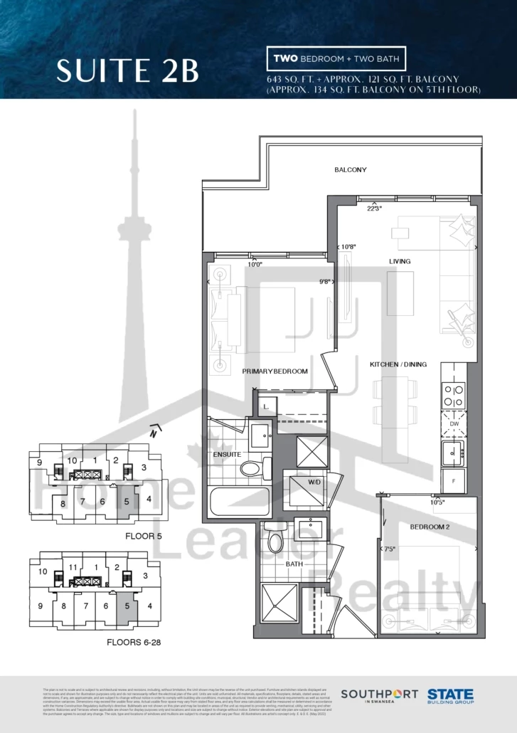 Southport-In-Swansea-605-2B-floorplan