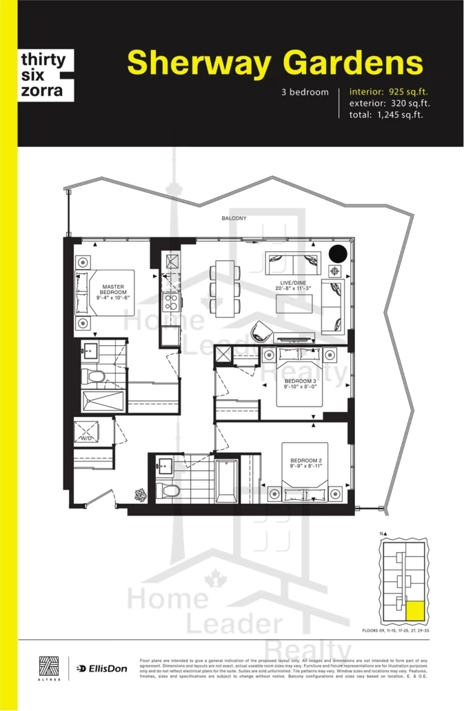 Thirty-Six-Zorra-Condos-2910-Studio-floorplan