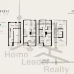 North-on-Bayview-townhouse-Model-suite-Terrace-Town-Unique-floorplan