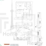 Thompson-Towers-Condos-Townhome-107-2B+D-floorplan