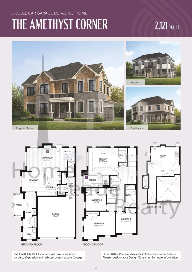 Springwater-Markham-The-Amethyst-Corner-(G30J)-Traditional-floorplan
