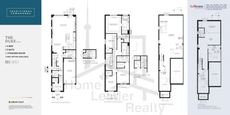 Oakpointe-Townhouse-The-Duke-A&B-floorplan