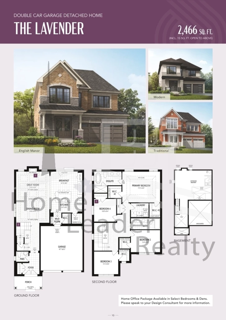 Springwater-Markham-The-Lavender-(B38H)-Traditional-floorplan