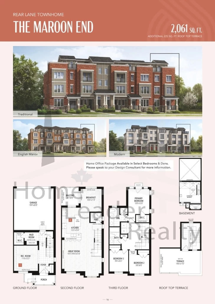 Springwater-Markham-The-Maroon-End-(GRLF)-Traditional-floorplan