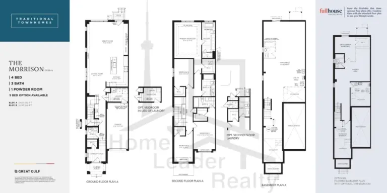 Oakpointe-Townhouse-The-Morrison-B-floorplan
