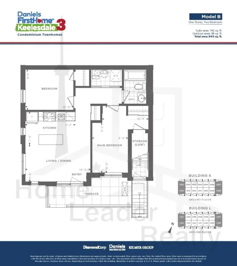 Daniels-Keelesdale-3-Condos-Model-Townhomes Model-B-floorplan