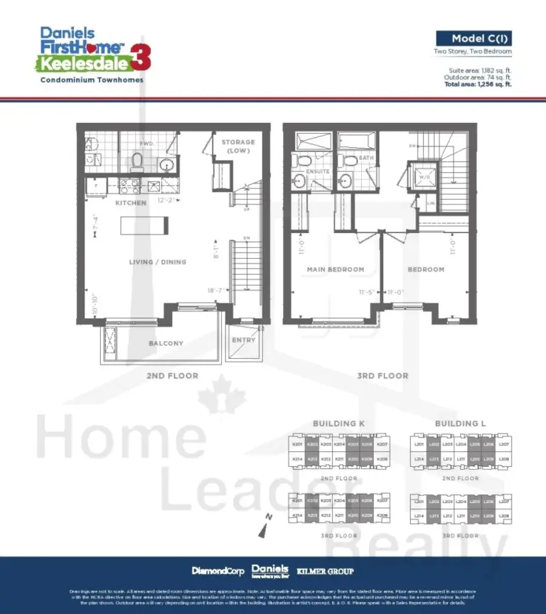 Daniels-Keelesdale-3-Condos-Model-Townhomes Model-C-floorplan