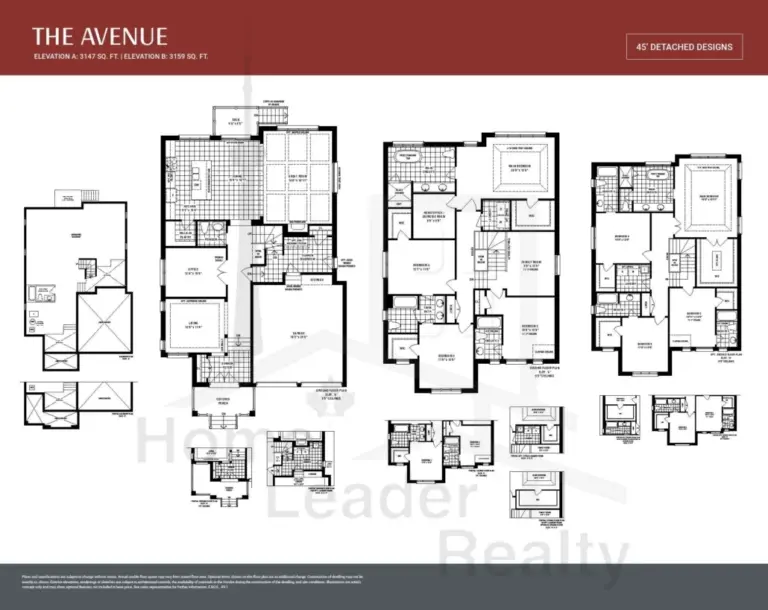 Bondhead-Towns-The Avenue A/B Lot 177-floorplan