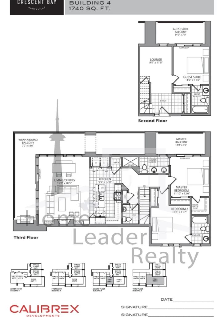 Crescent-Bay-Condos-Cedarvale Building 4-floorplan