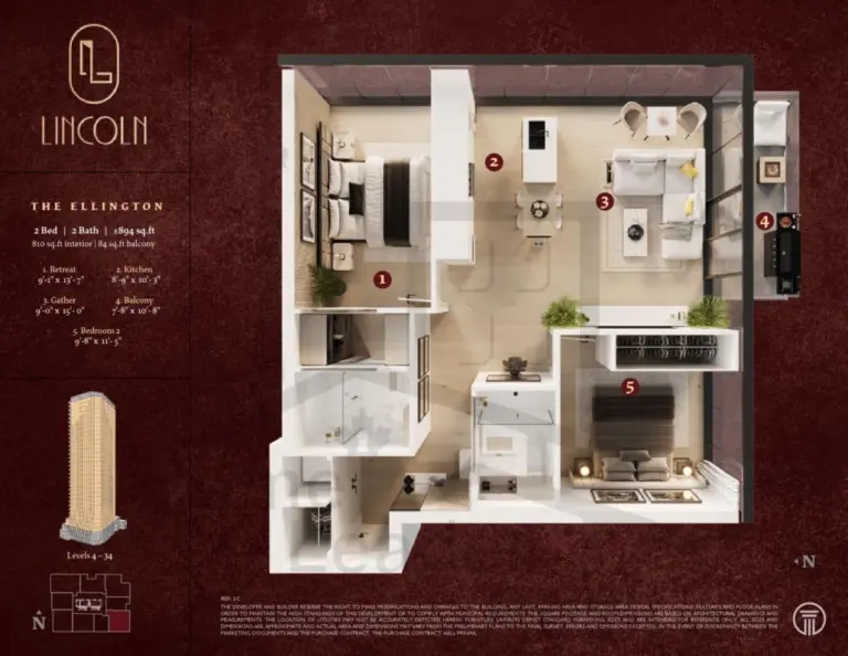 Lincoln-Tower-Condos-ELLINGTON-floorplan