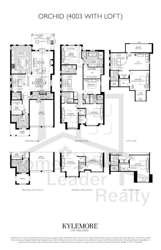 Angus-Glen-South-Village-Orchid w/Loft B-floorplan