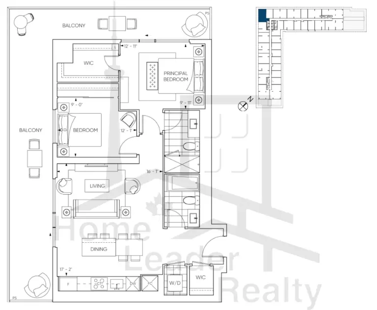 Harbourwalk-Condos-2BBB-floorplan
