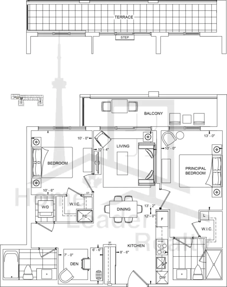 The-Dupont-Condos-2L+DT-floorplan