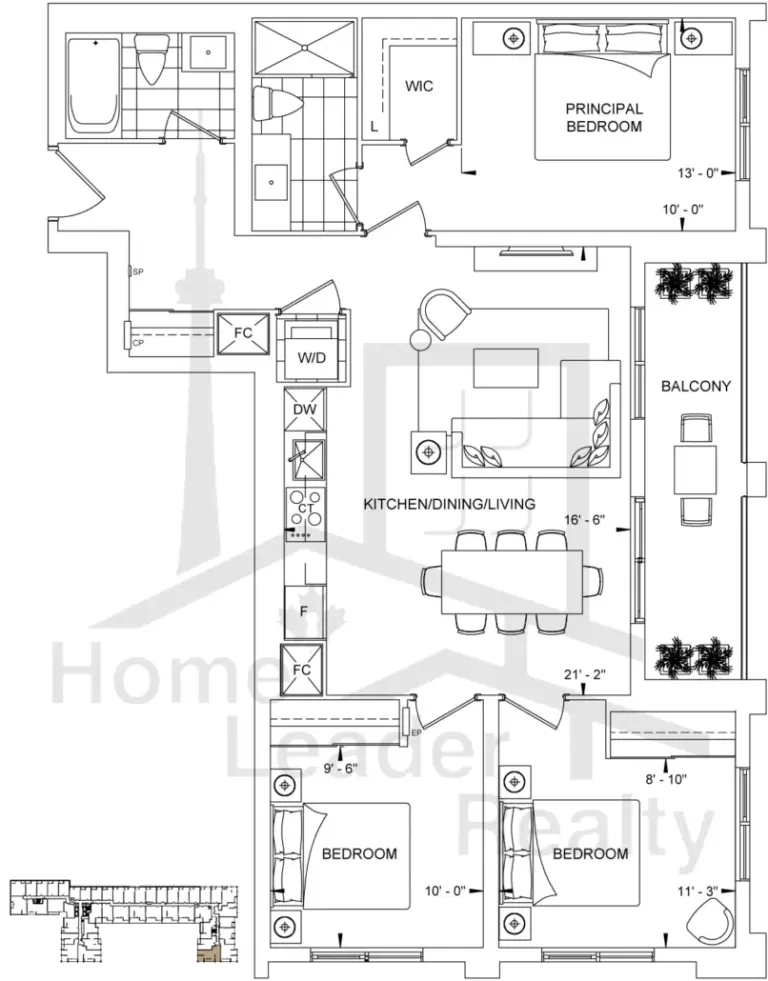 The-Dupont-Condos-3BW-floorplan