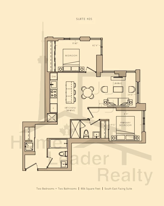The-Leaside-Condos-Suite-405-floorplan