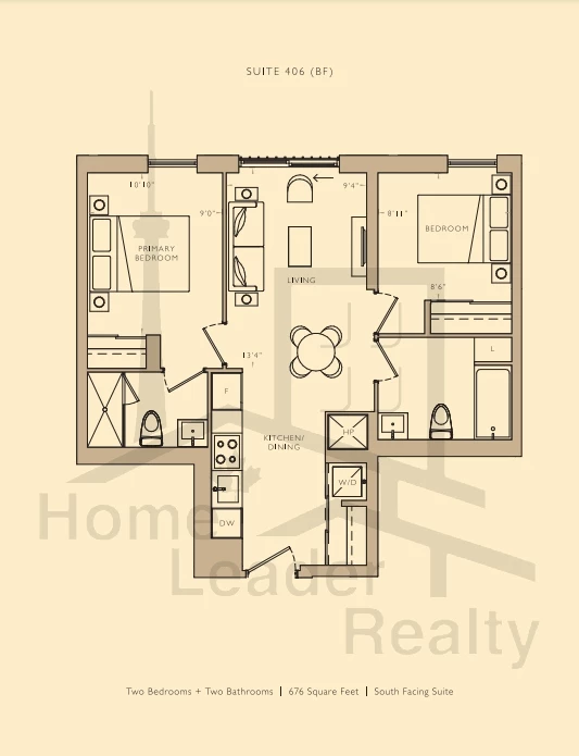 The-Leaside-Condos-Suite-406-floorplan