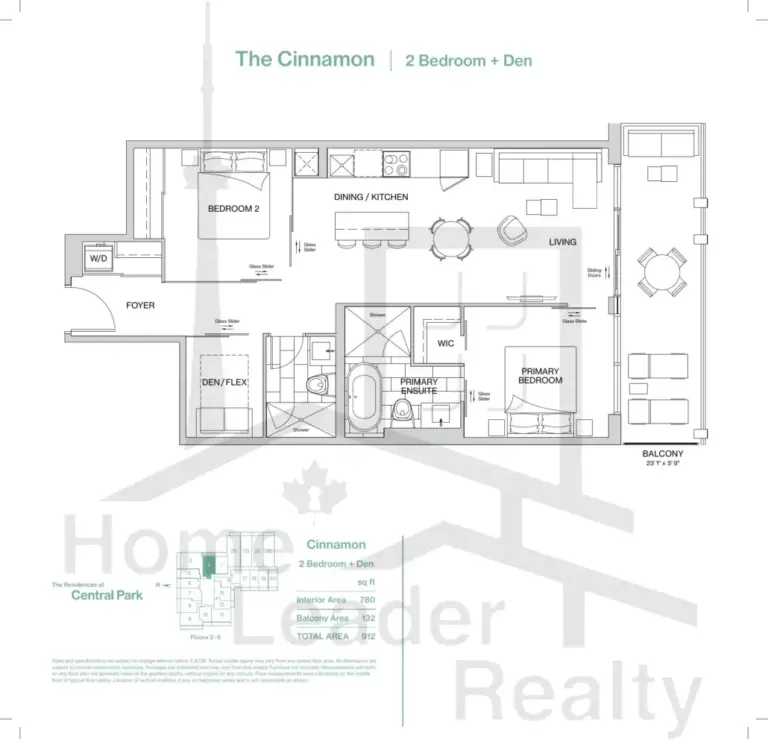 The-Residences-at-Central-Park-Condos-Model-The-Cinnamon-floorplan