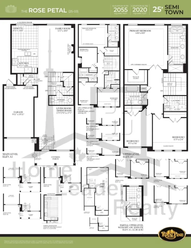 Mayfield-Village-Towns-Rose-Petal-A1/B1-4-Bed-Option-floorplan