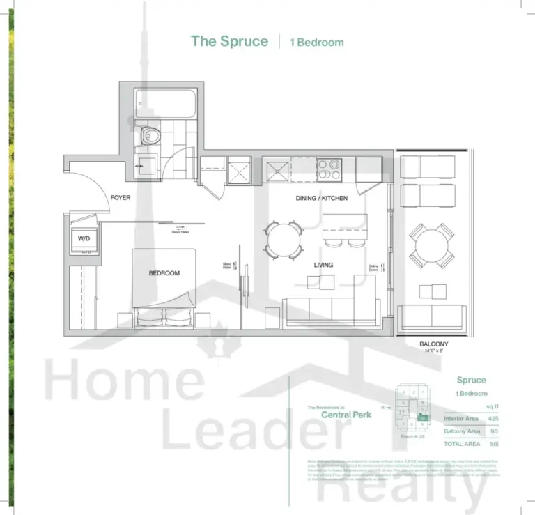 The-Residences-at-Central-Park-Condos-Model-The-Spruce-floorplan