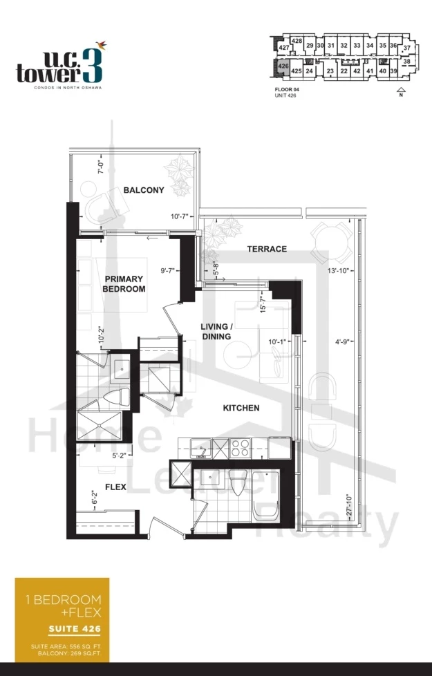 U.C. Tower 3-Unit 26 Level 4-floorplan