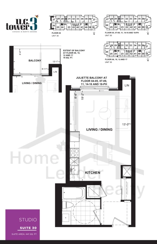 U.C. Tower 3-Unit 30 Level 5-floorplan