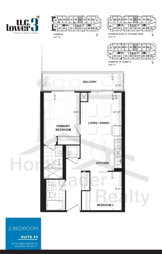 U.C. Tower 3-Unit 33 Level 6-floorplan
