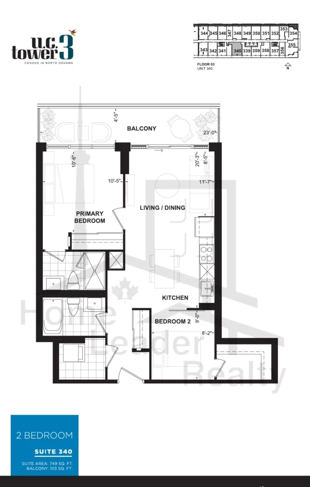 U.C. Tower 3-Unit 40 Level 3-floorplan