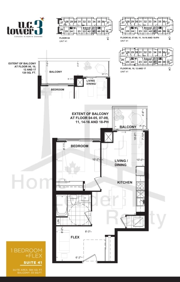 U.C. Tower 3-Unit 41 Level 8-floorplan