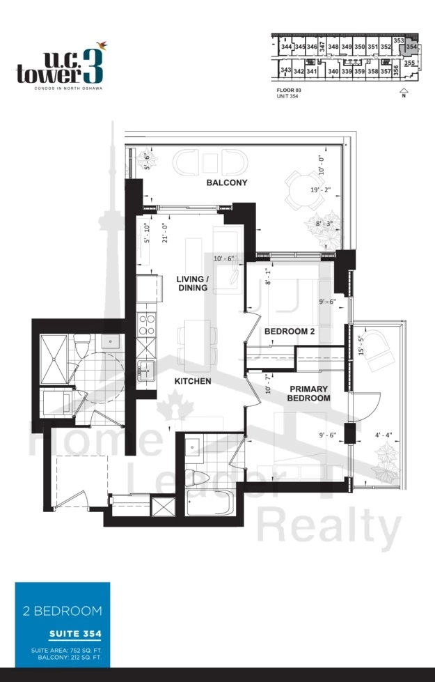 U.C. Tower 3-Unit 54 Level 3-floorplan