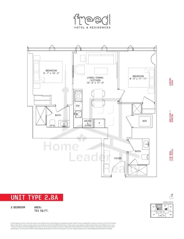 Freed Hotel-&-Residences-Condos-2.8A-floorplan