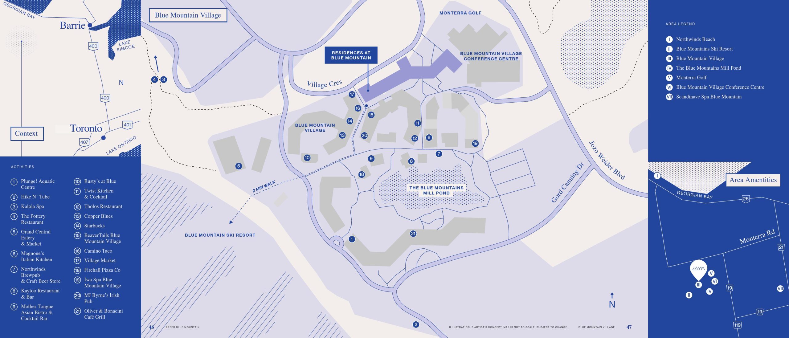 Freed Blue Mountain Condos 1 Freed Blue Mountain Condos Freed Blue Mountain Map