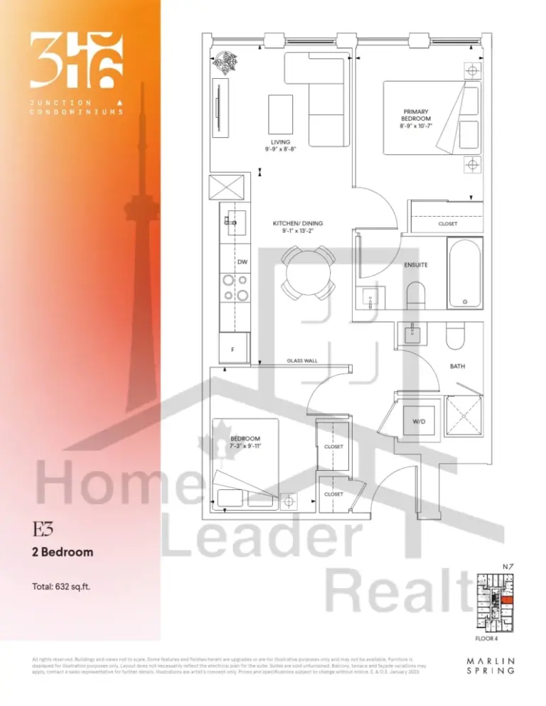 316-Junction-Condos-Model-E3-floorplan
