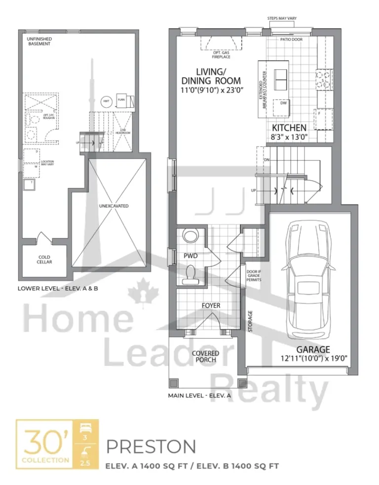 Westwood-Village-Homes-Lot-8 & 9-Preston-B-floorplan