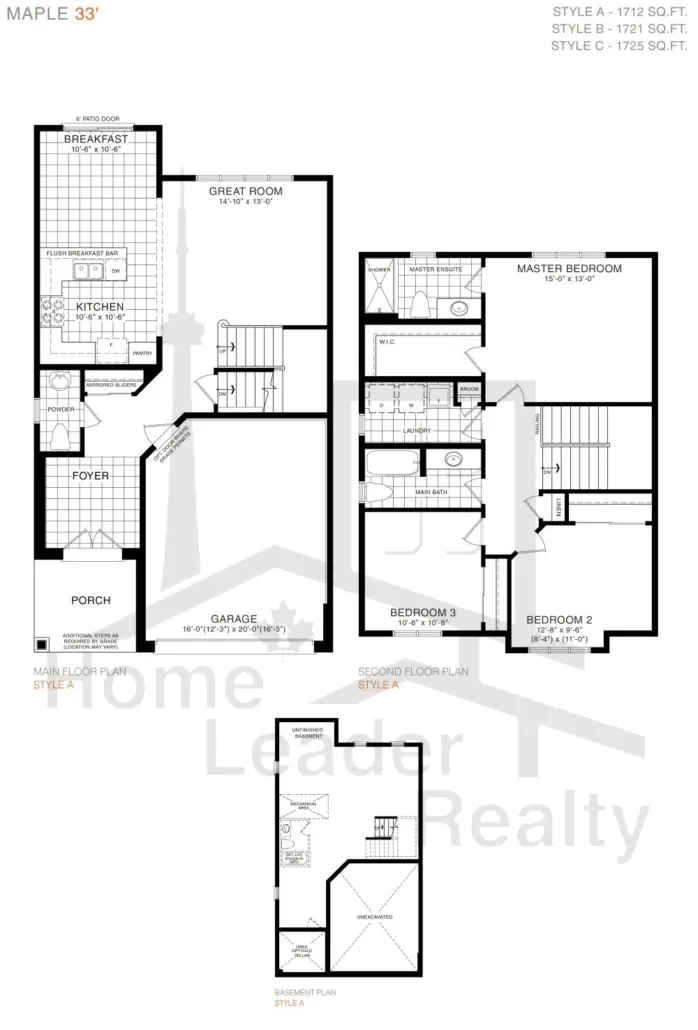 maple 2 Empire Legacy | The Maple | 1,712 Sq.Ft. | 3B