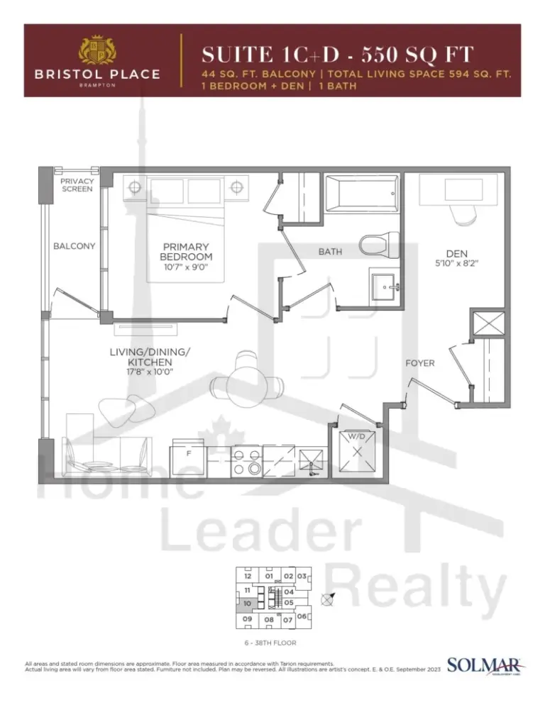 Bristol-Place-Condos-1C+D-floorplan