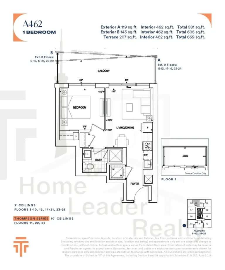 Thompson-Towers-2-Unit-2819-A462-floorplan